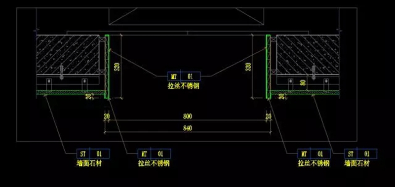 電梯門套 CAD節(jié)點(diǎn)圖